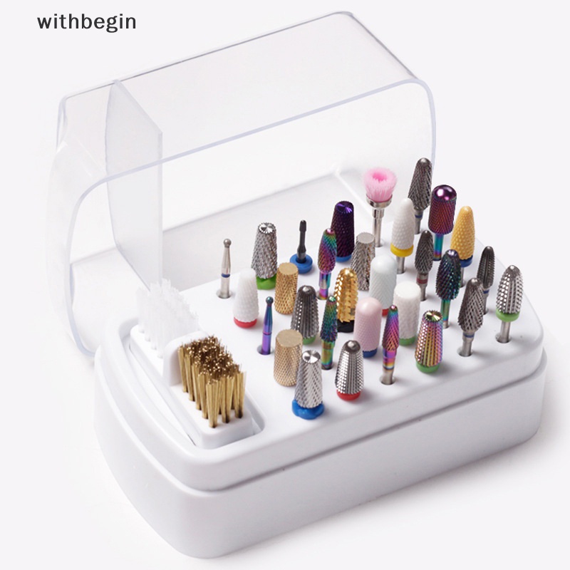 Giá Đỡ Đầu Mũi Khoan Acrylic 30 Lỗ Chuyên Dụng Cho Trang Trí Móng Tay