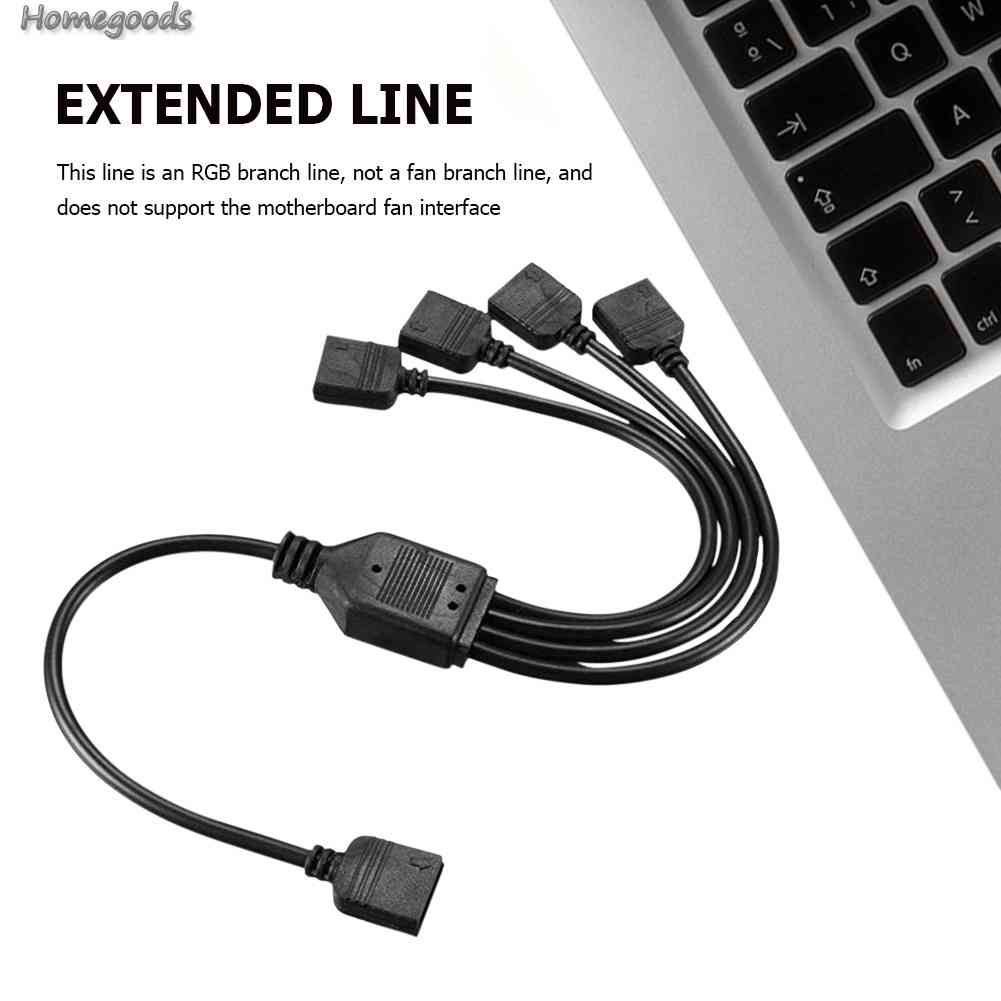 Cáp Chia Cổng RGB 5V 3Pin 2023 Mới Cho Đèn LED MSI ASUS