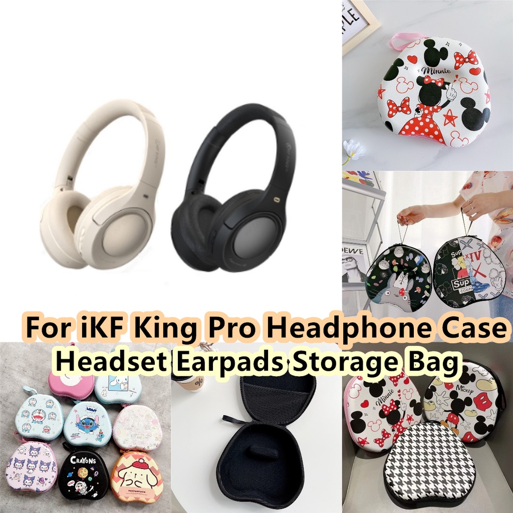 Hộp Đựng Tai Nghe Ikk King Pro In Họa Tiết Thời Thượng