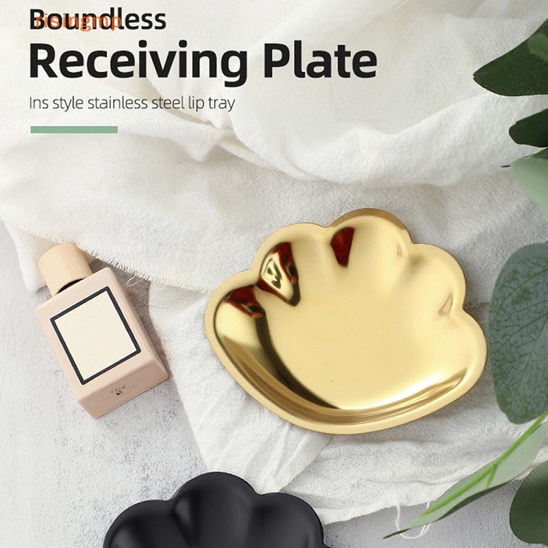 Khay Đựng Bánh Tráng Miệng Bằng Thép Không Gỉ Phong Cách Hàn Quốc