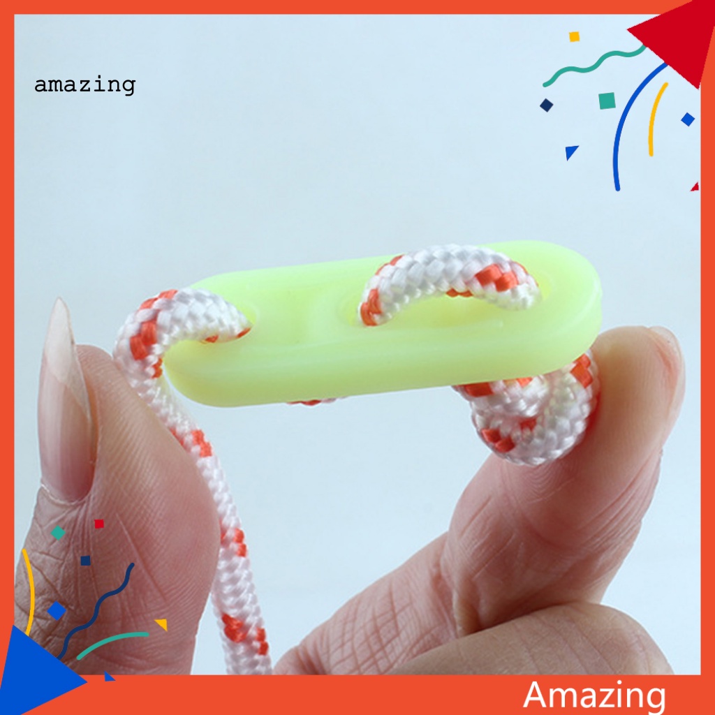 [AM] Bộ 5 Khóa Dây Thừng Cắm Trại 3 Lỗ Chống Mòn Thiết Kế Nhỏ Gọn Có Thể Tái Sử Dụng