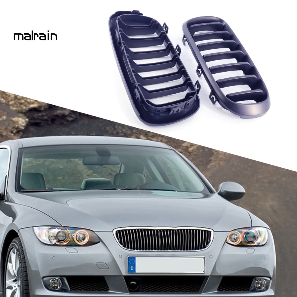 1 Cặp Lưới Tản Nhiệt Màu Nhám Chống Va Đập Chống Oxy Hóa Thay Thế Trực Tiếp Cho Xe Hơi F15 X5 2014-2016