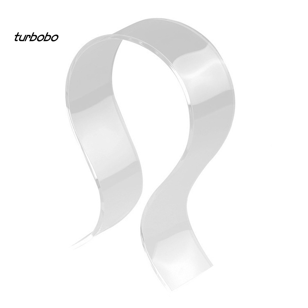 Giá Đỡ Tai Nghe Đứng Bằng Acrylic Hình Cong Thông Dụng