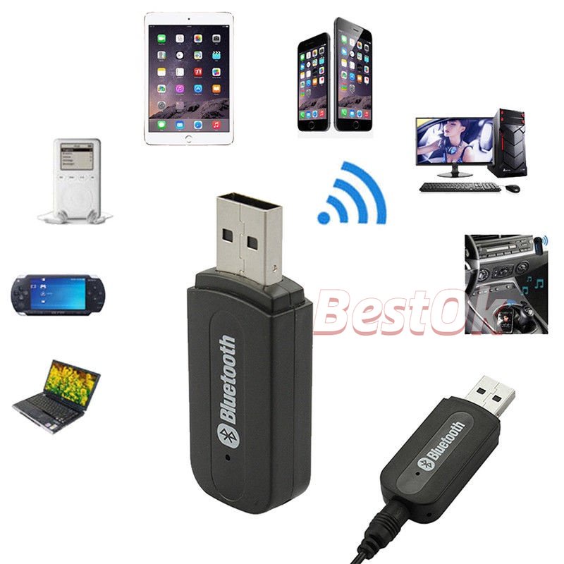 1 USB Âm Thanh Bluetooth Không Dây Cho Xe Hơi