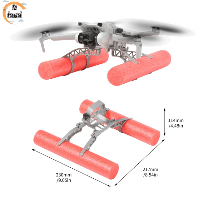 Bộ Chân Đáp Nổi Trên Mặt Nước Chống Rơi Chống Va Chạm Cho Dji Mini 3