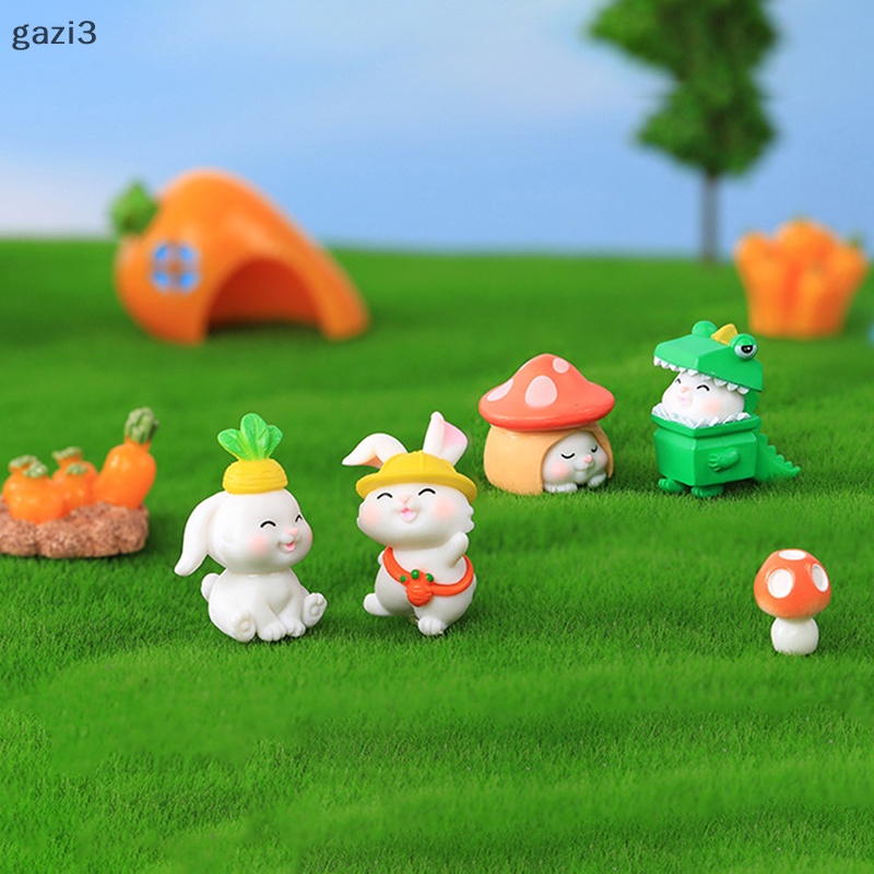 1 Mô Hình Chú Thỏ Mini Trang Trí Tiểu Cảnh