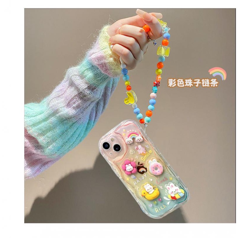 Ốp Điện Thoại Hình Thỏ Dễ Thương Cho IPhone 13 11 12 14promax | BigBuy360 - bigbuy360.vn