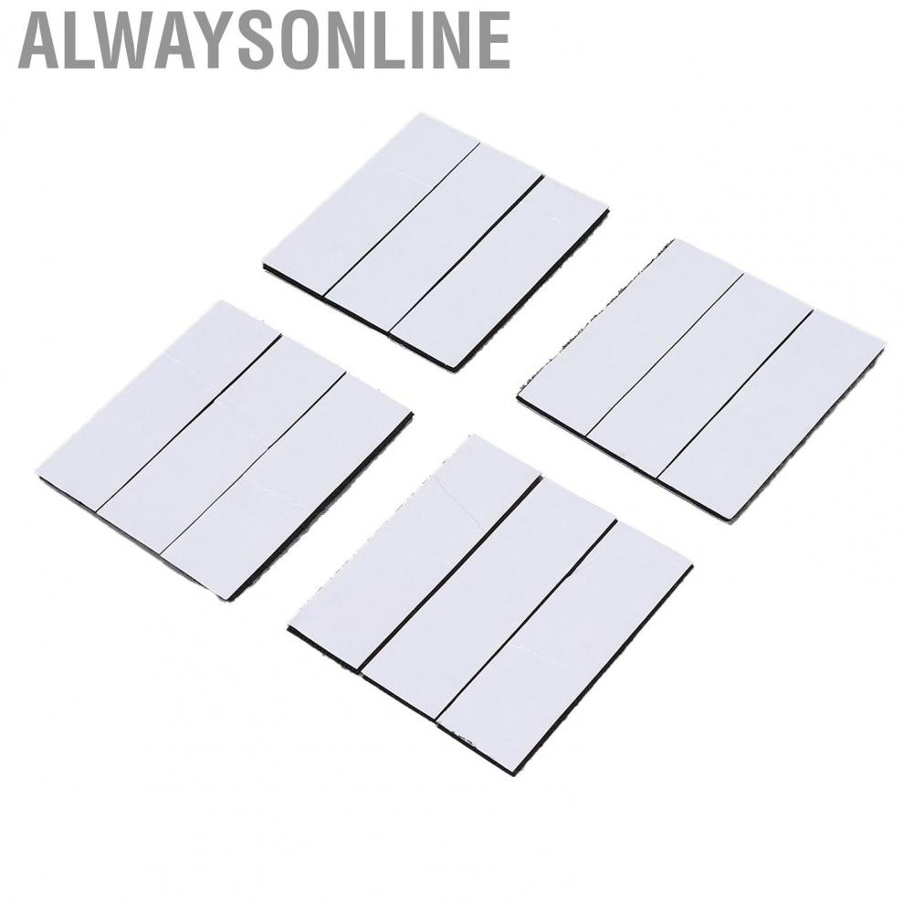 Alwaysonline Heavy Duty Hook and Loop Tape  Convenient Industrial Strength Stick Back Fastener 10 X 3cm/3.9 1.18in for Cars Walls