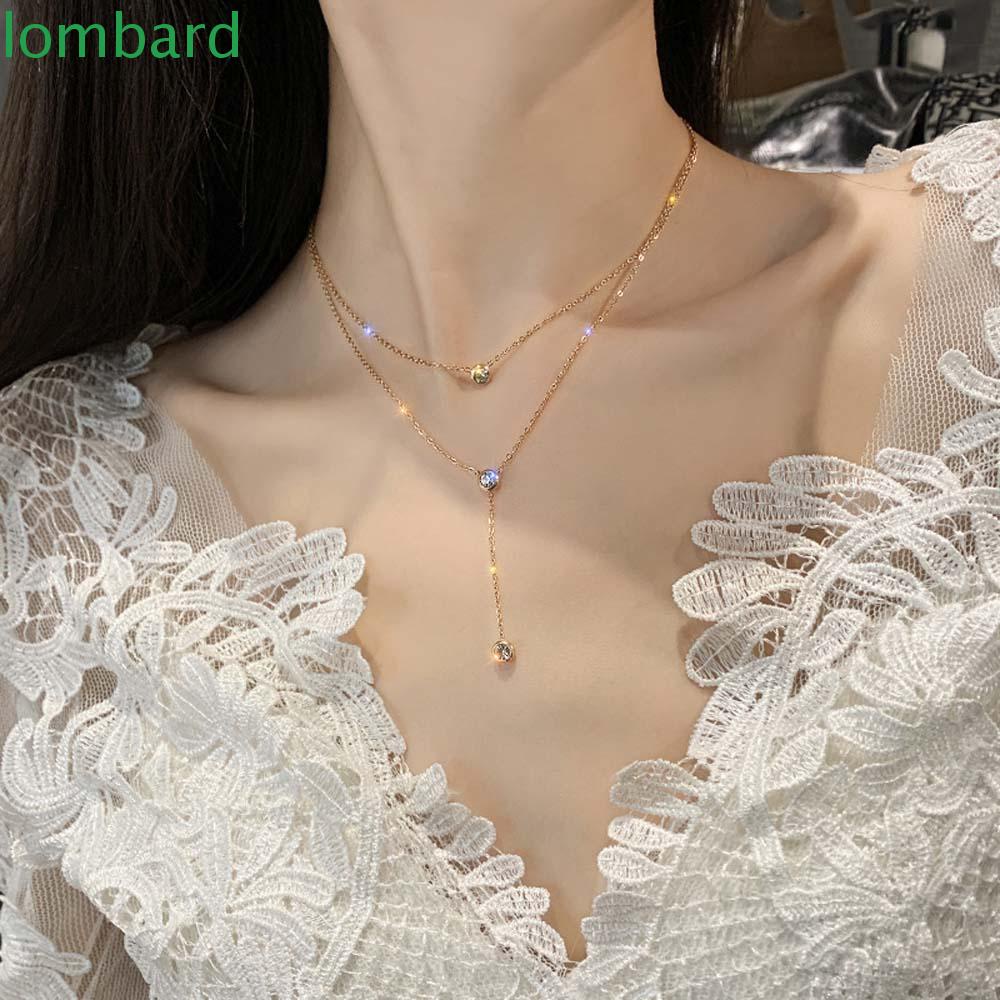 Vòng cổ Mặt Tròn Phối Tua Rua Thời Trang Cho Nữ