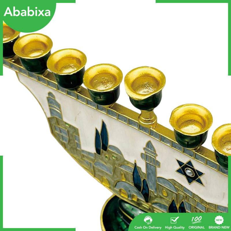 [Ababixa] Giá Đỡ Đèn Cầy Menorah 9 Nhánh Trang Trí Nhà Cửa Phòng Ăn Tối / Nông Trại