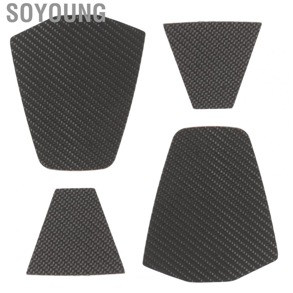 Soyoung Seat Headrest Panel  Carbon Fiber UTV Trim Decorative 4Pcs Easy Installation Protective for RZR PRO XP 2021 Onwards