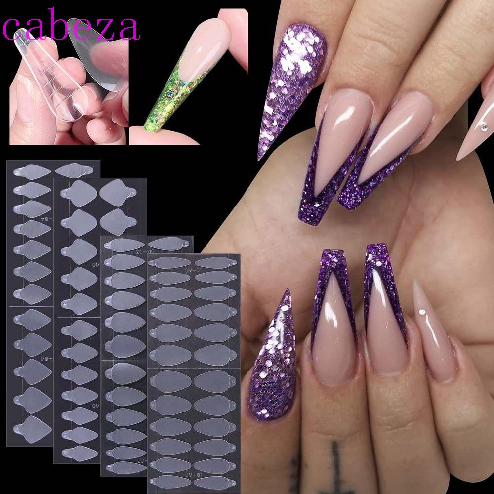 Tờ 24 Miếng Dán Trang Trí Móng Tay Nghệ Thuật Tự Dính Kiểu Pháp