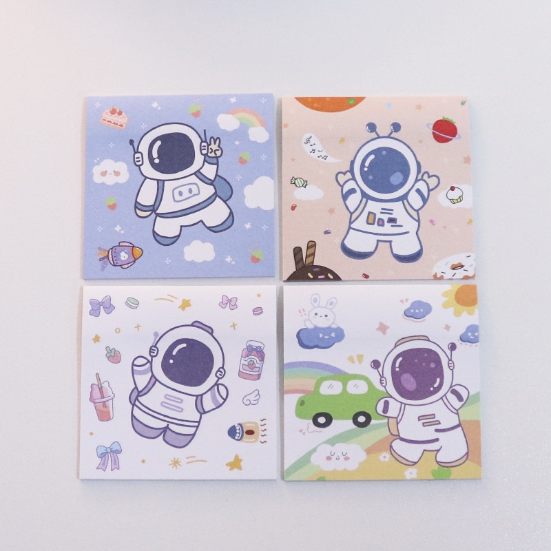 Set 80 Giấy Dán Ghi Chú Họa Tiết Hoạt Hình Dễ Thương Sáng Tạo