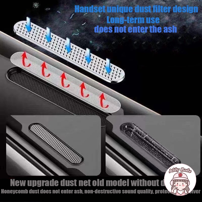 Ốp Điện Thoại Kính Cường Lực Trong Suốt Dạng Lưới Kim Loại Chống Bụi Cho Iphone 11 7Plus 14 13 12 11 Pro Max X XS 7Plus