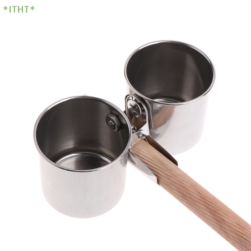 Tô Đựng Thức Ăn Nước Uống Hình Tròn Bằng Thép Không Gỉ Dành Cho Chim Vẹt Mới