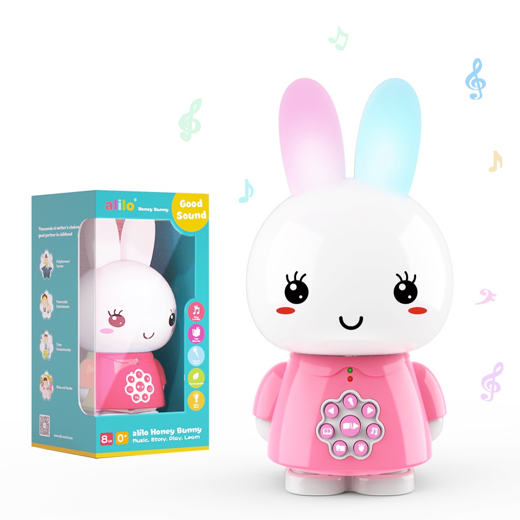 Đồ Chơi Phát Nhạc Alilo Honey Bunny G6 - Máy Phát Nhạc - kể chuyện cho bé