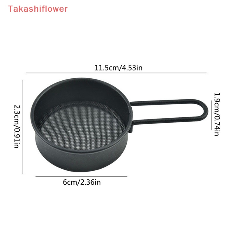 (Takashiflower) Rây Bột Bằng Thép Không Gỉ Có Tay Cầm