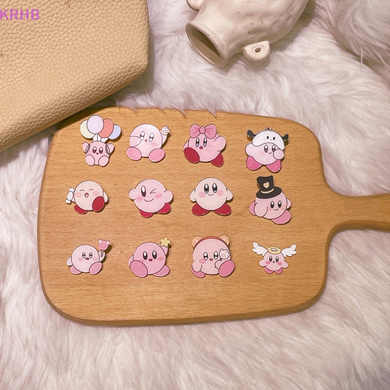 1 Trâm Cài Áo Hình Kirby Và Thủy Thủ Mặt Trăng Tráng Men Mới