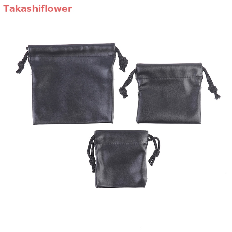 Túi Đựng Tai Nghe / Thẻ Bằng Da PU Có Khóa Tiện Dụng