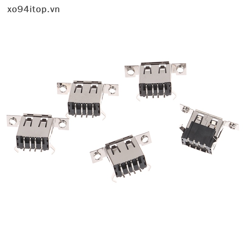 Set 5 Ổ Cắm Micro USB 2.0 Kèm Ốc Vít Tiện Dụng
