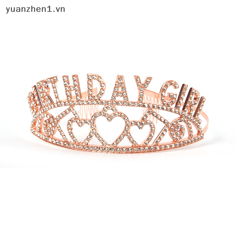 Vương Miện Đính Đá Pha Lê Lấp Lánh Kỉ Niệm Sinh Nhật 18 21
