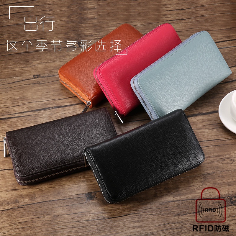 Ốp Bọc Hộ Chiếu Có Ngăn Đựng Thẻ Bằng Chất Liệu Da Dành Cho Nam Và Nữ