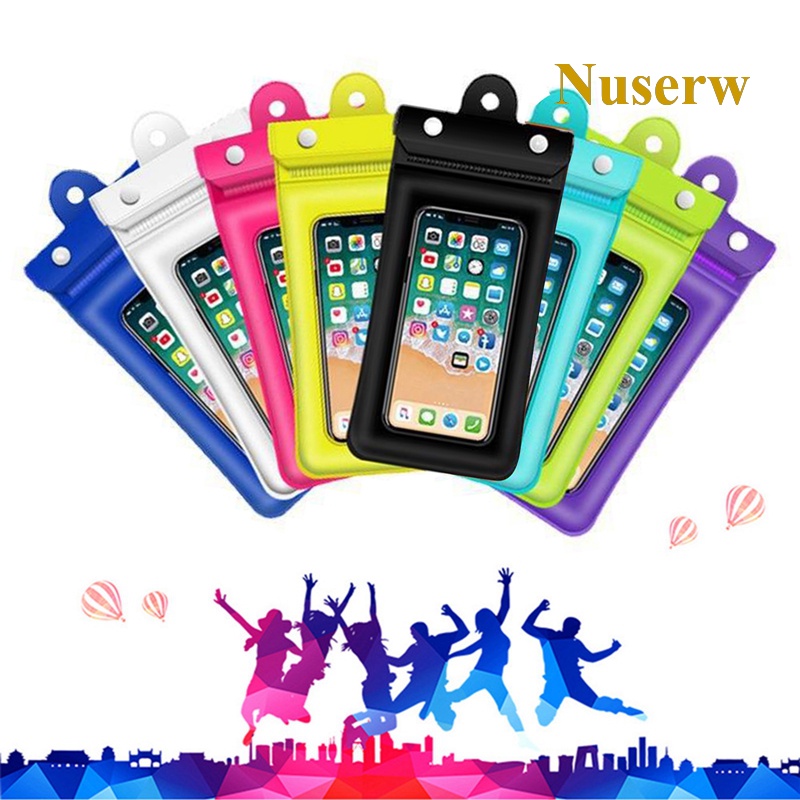1 Túi Đựng Điện Thoại Chống Nước Dùng Khi Đi Bơi / Lặn