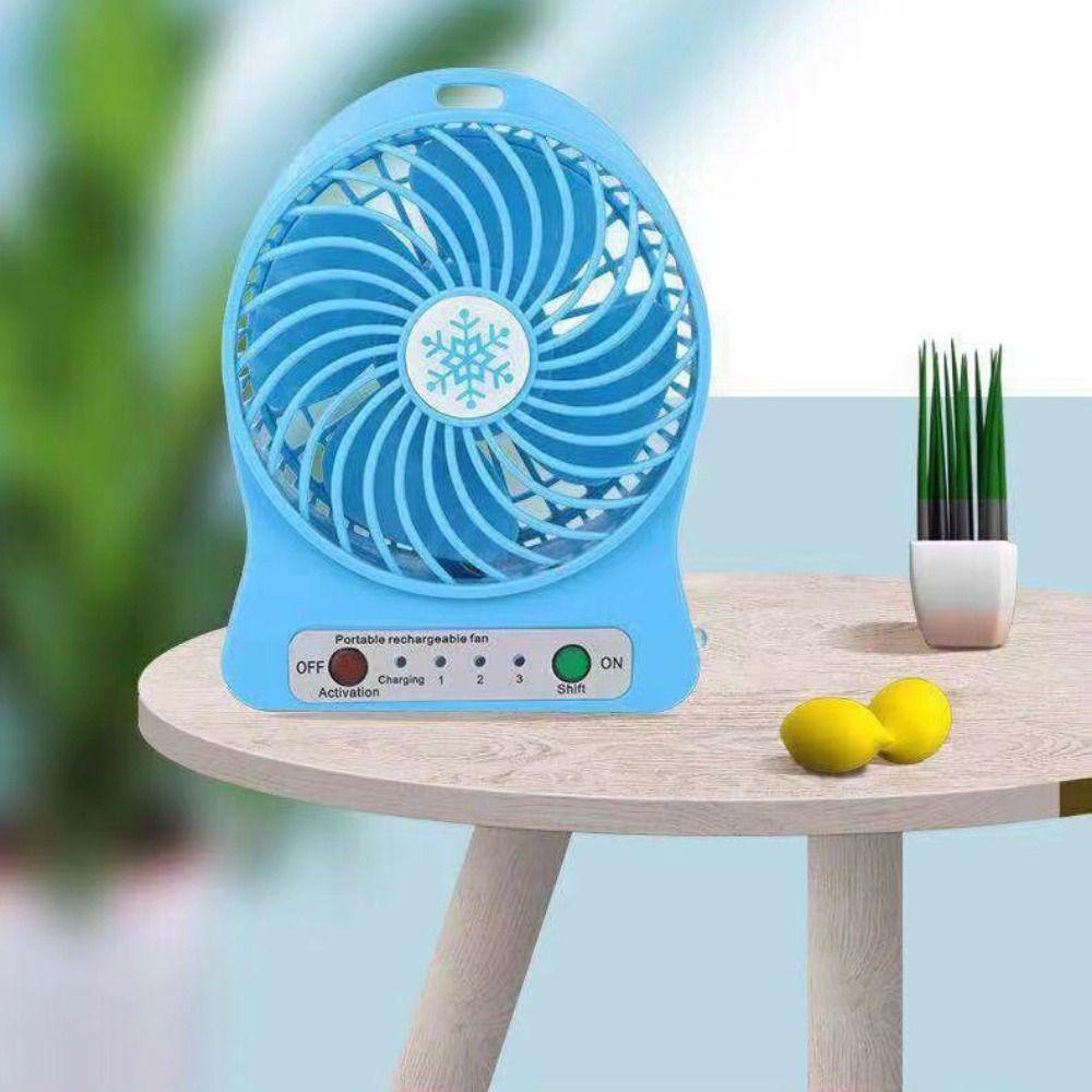 Quạt Cầm Tay Mini Hình Bông Tuyết TAYLOR1 Ba Tốc Độ Gió USB Đa Năng Dành Cho Học Sinh