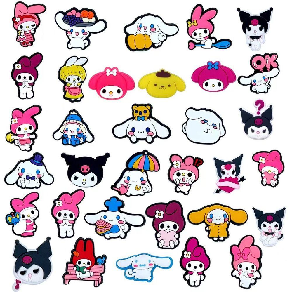 Mmluck Phụ Kiện Giày Đồ Chơi Hình Pikachu Kuromi Diy Trang Trí Giày Cho Bé Gái