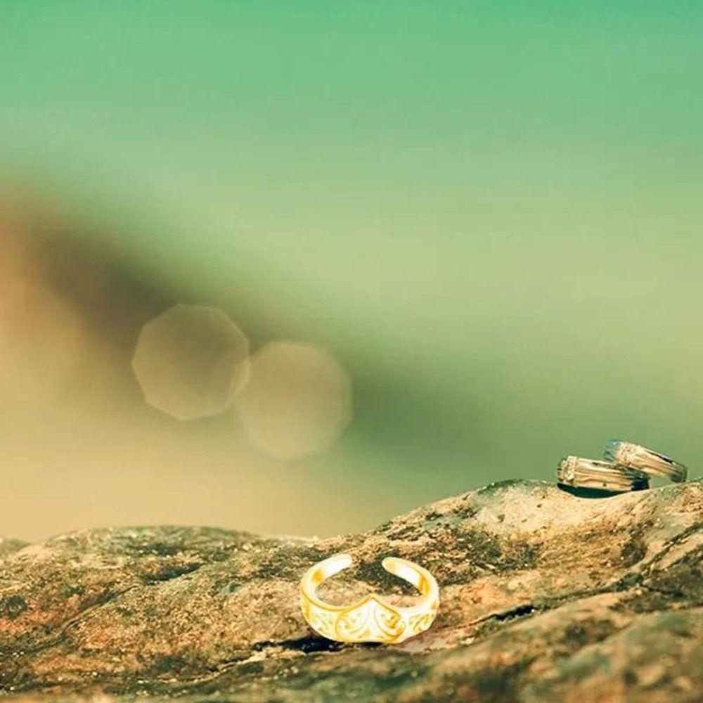 Nhẫn Đeo Ngón Chân Bằng Hợp Kim Họa Tiết Hoa Sen / Trái Tim Đơn Giản Thời Trang Phong Cách Hàn Quốc Cho Nữ