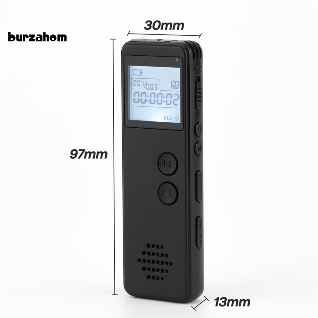 1 Bộ Máy Ghi Âm Mini Chống Ồn 32 / 16 / 4 / 8GB Bằng ABS Tiện Dụng Cho Văn Phòng