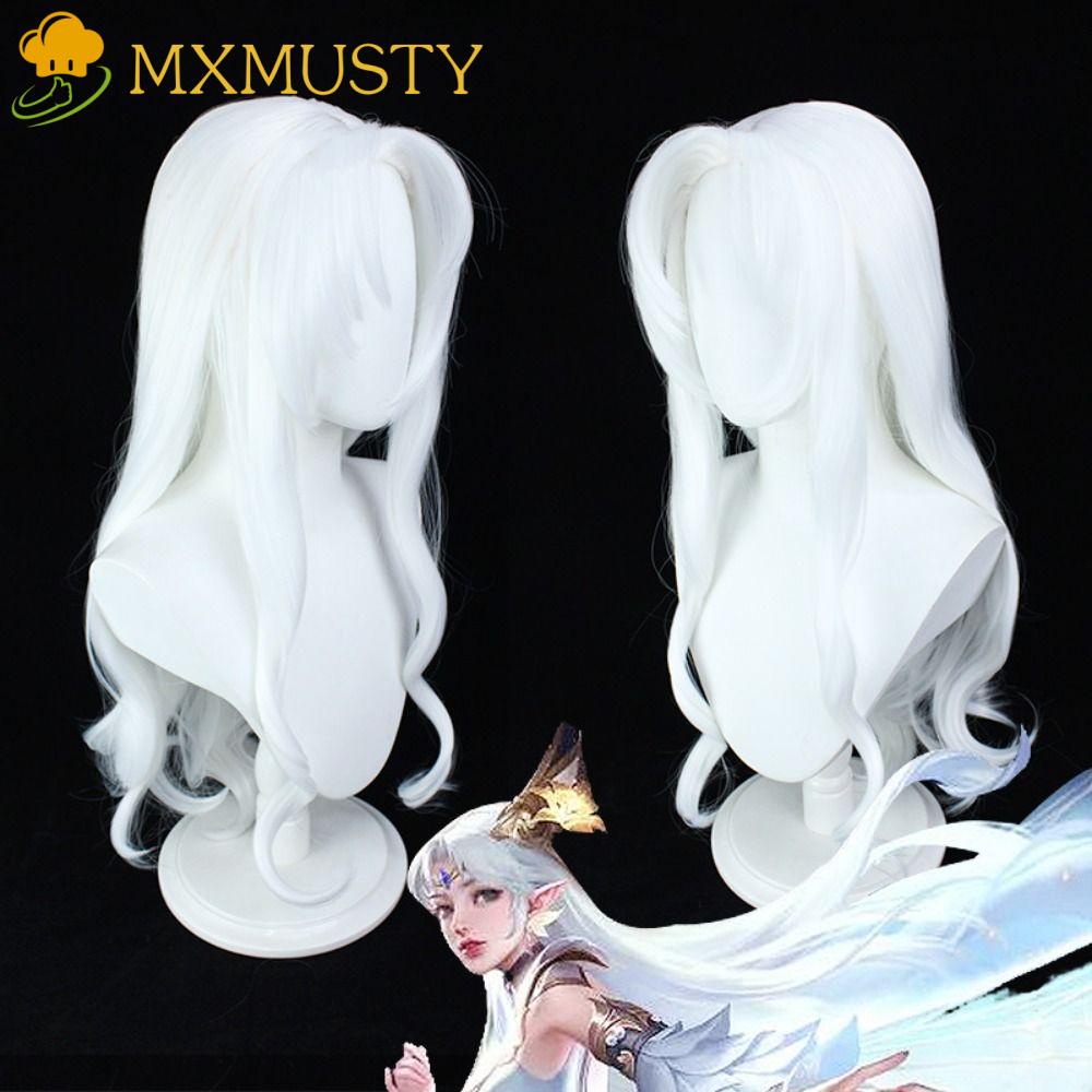 Tóc Giả Bằng Sợi Tổng Hợp Chất Lượng Cao Hóa Trang Nhân Vật Diao Chan|Tóc Giả Màu Trắng