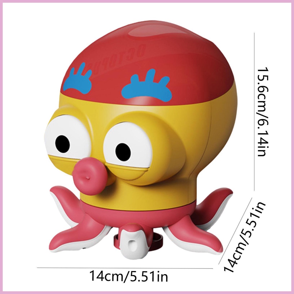 Đồ Chơi Bồn Tắm 2 Chế Độ Nước Hình Bạch Tuộc Hoạt Hình Vui Nhộn Cho Bé