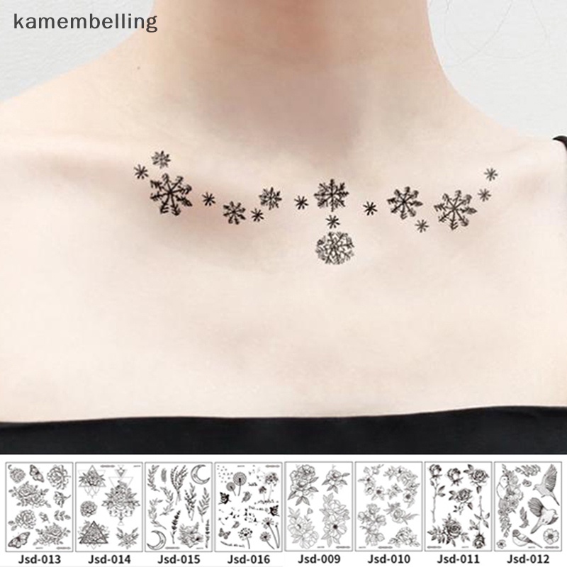 Miếng Dán Hình Xăm Tạm Thời kamembelling Chống Nước Cho Nữ