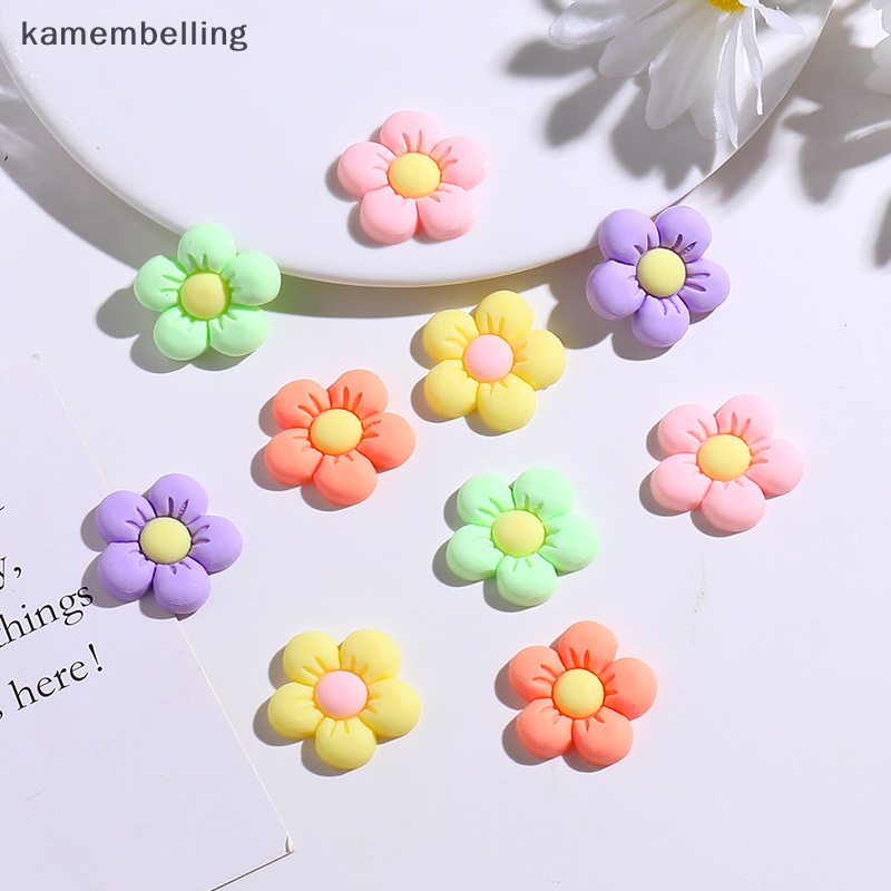 Set 10 Kẹp Tóc Hình Hoa Hướng Dương Có Nam Châm Hít Tủ Lạnh / Điện Thoại DIY