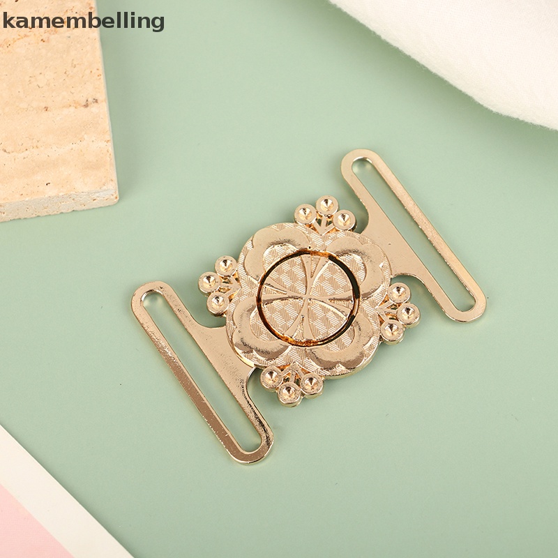 1 Bộ Khóa Thắt Lưng Bằng Kim Loại Hình Hoa 30 / 35 / 40mm EN