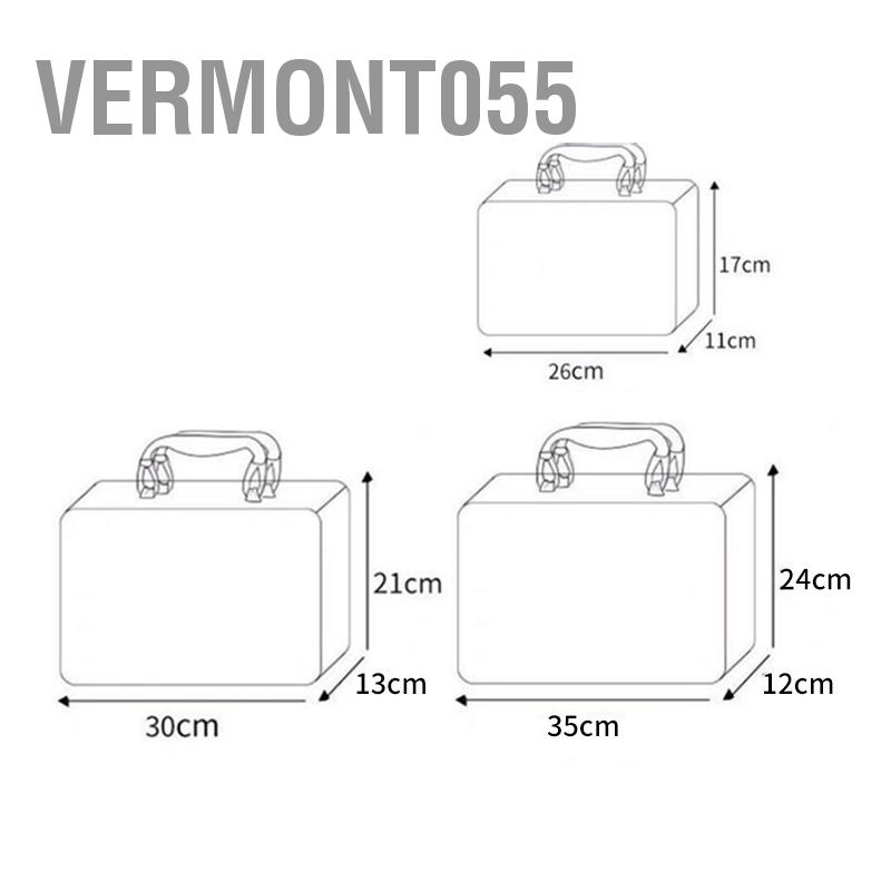 Vermont055 Hộp dã ngoại dệt bằng mây nhựa lưu trữ kiểu cổ điển không mùi có tay cầm hình vòng cho ngoài trời