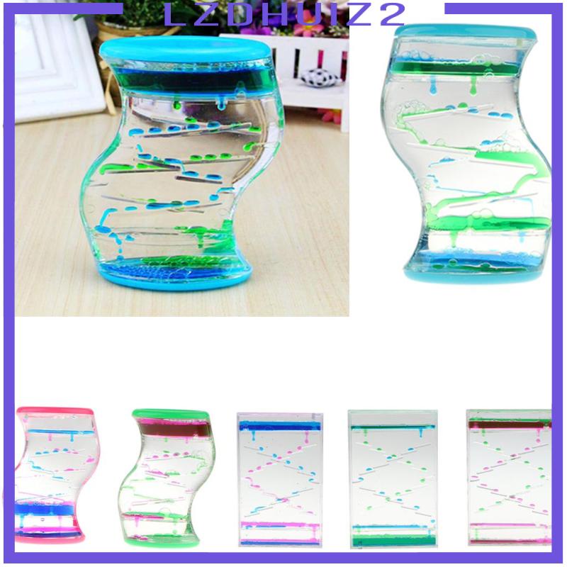 Đồng Hồ Cát Dạng Lỏng Hai Màu Sắc Độc Đáo