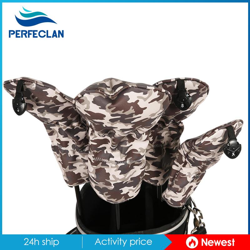 Set 4 Vỏ Bọc Đầu Gậy Đánh Golf Bằng Da Cho Nữ