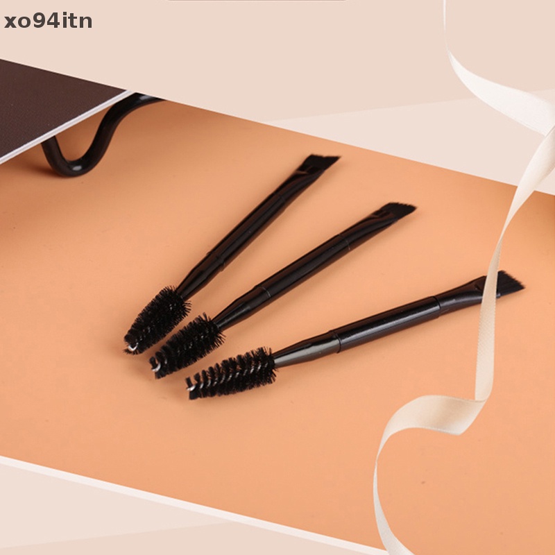 Set 10 Cọ Trang Điểm Mắt Và Lông Mày Thiết Kế Hai Đầu Tiện Dụng