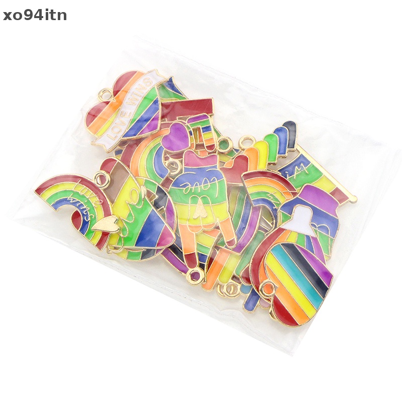 Set 20 Mặt Dây Chuyền / Bông Tai / Vòng Tay Hình Trái Tim Xinh Xắn