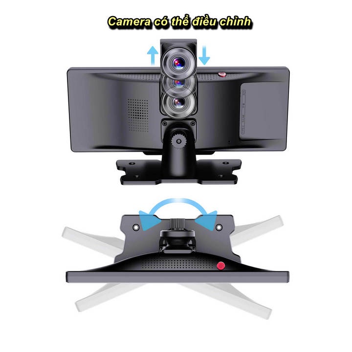 Màn Hình Ô Tô Taplo Carplay, Bản Đồ, Camera hành trình 4K - SUPERDECOR