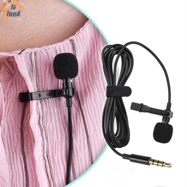 Micro Cài Áo Jack 3.5mm Có Kẹp Và Giá Đỡ Tiện Dụng Cho Điện Thoại Di Động