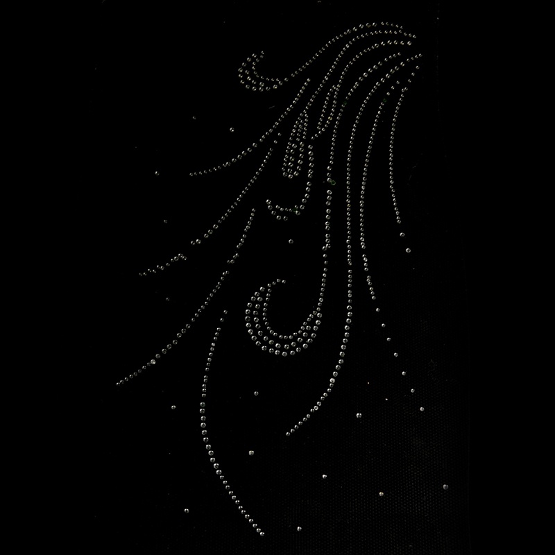 Tatain Sản Phẩm Bán Chạy VN Lông Vũ Đính Ngọc Trai Giả Bằng Sắt Chuyển Nhiệt Thiết Kế VN