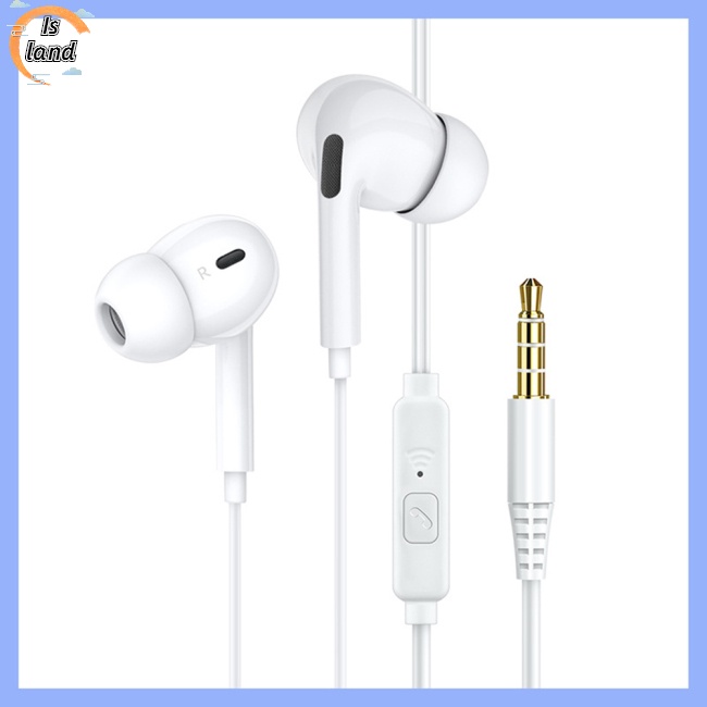 Tai Nghe Nhét Tai Jack 3.5mm Bass Trầm Có Micro Màu Sắc Xinh Xắn