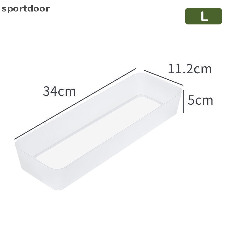 Hộp Đựng Mỹ Phẩm Chia Ngăn Kéo Trong Suốt Tiện Dụng Cho Nhà Bếp / Văn Phòng