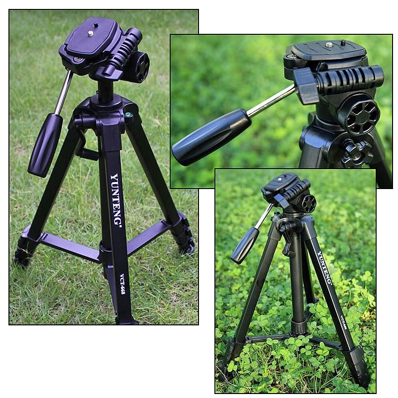 Giá đỡ 3 chân điện thoại, máy ảnh, camera VCT 668/Neepho NP-8830/NP-8850