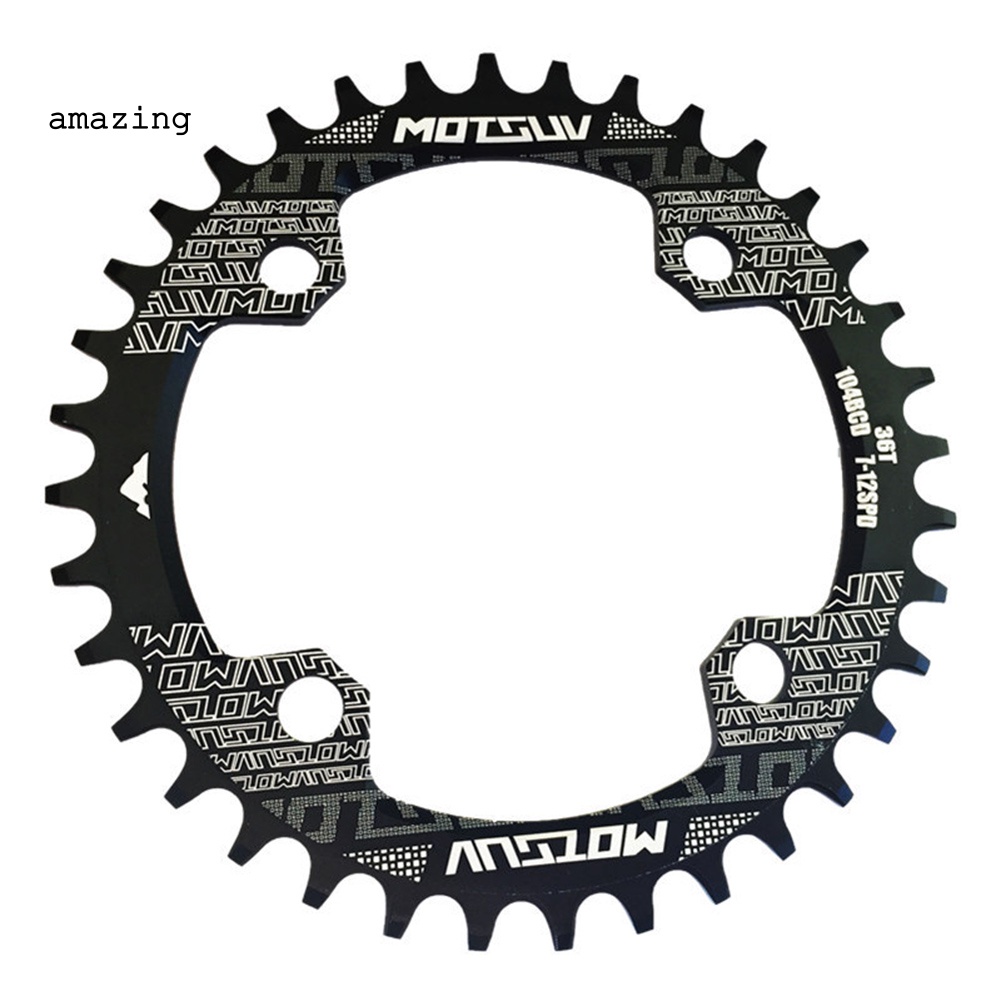 Bánh Xích Xe Đạp Leo Núi 32 / 34 / 36 / 38T 104BCD Bằng Hợp Kim Nhôm