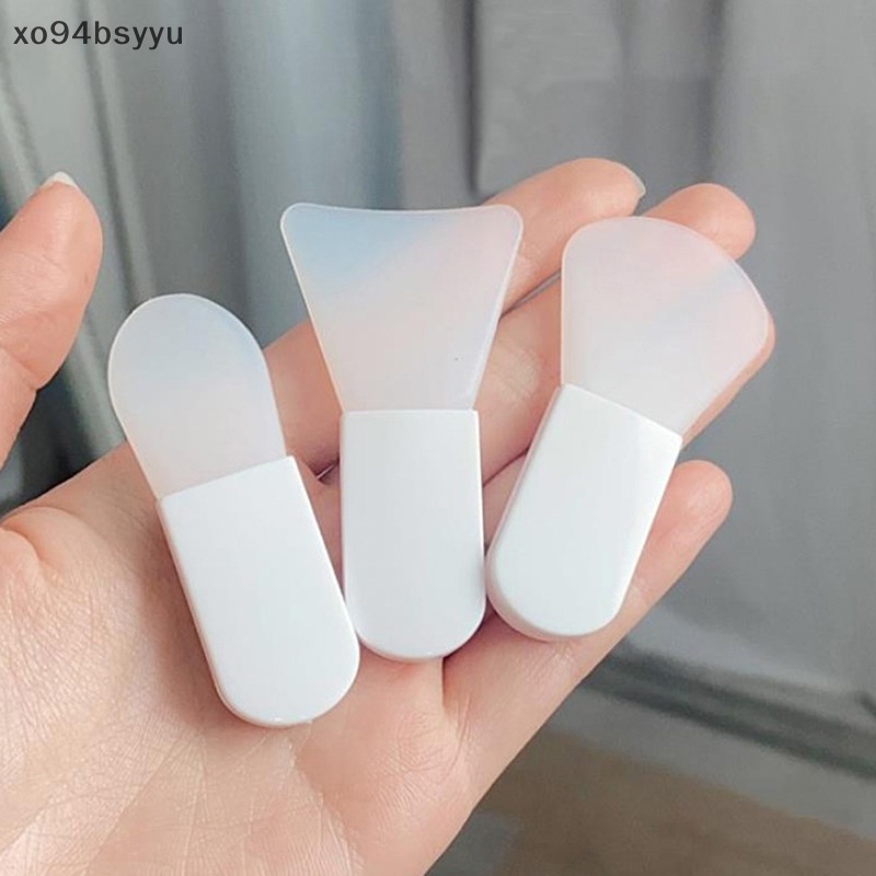 Set 3 Cọ Silicon Trộn Mặt Nạ Bùn Trang Điểm Làm Đẹp Tiện Dụng Xo94Bsyu