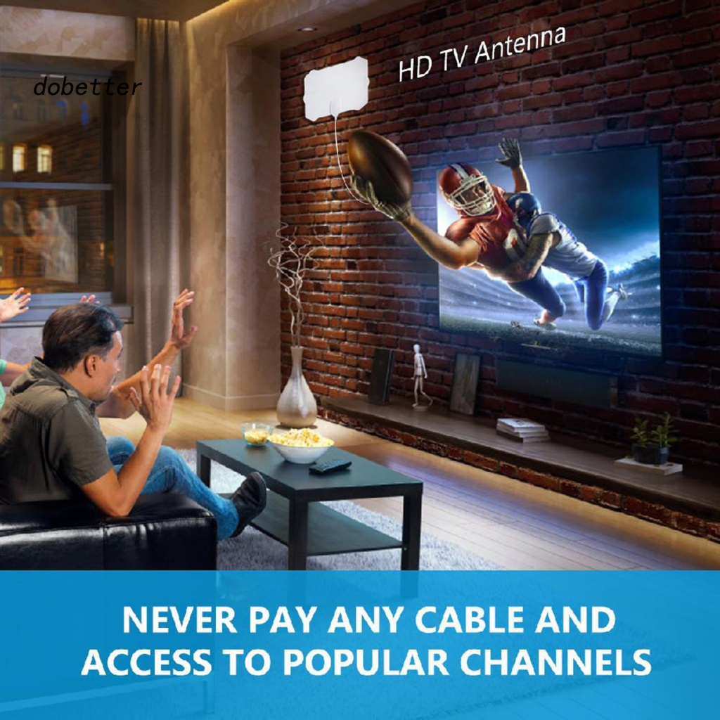 Ăng Ten TV Kỹ Thuật Số Trong Nhà Phạm Vi 50 Dặm 1080P HDTV